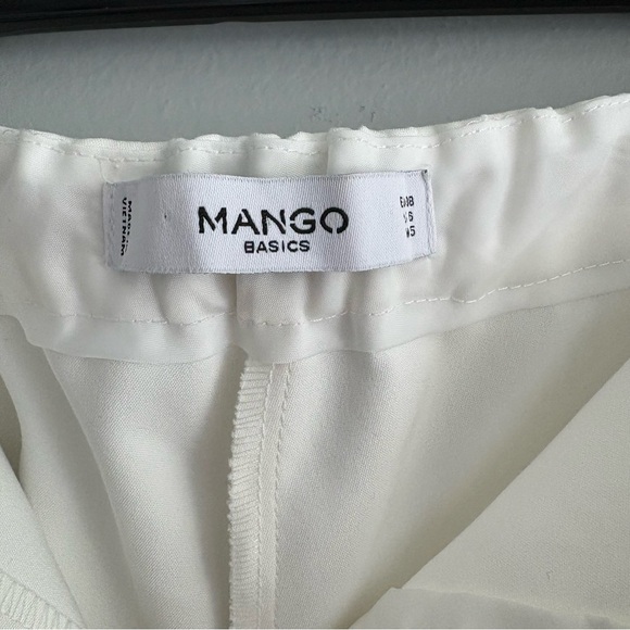 White Mango Slightly Cropped Chic Trousers - Picture 13 of 13